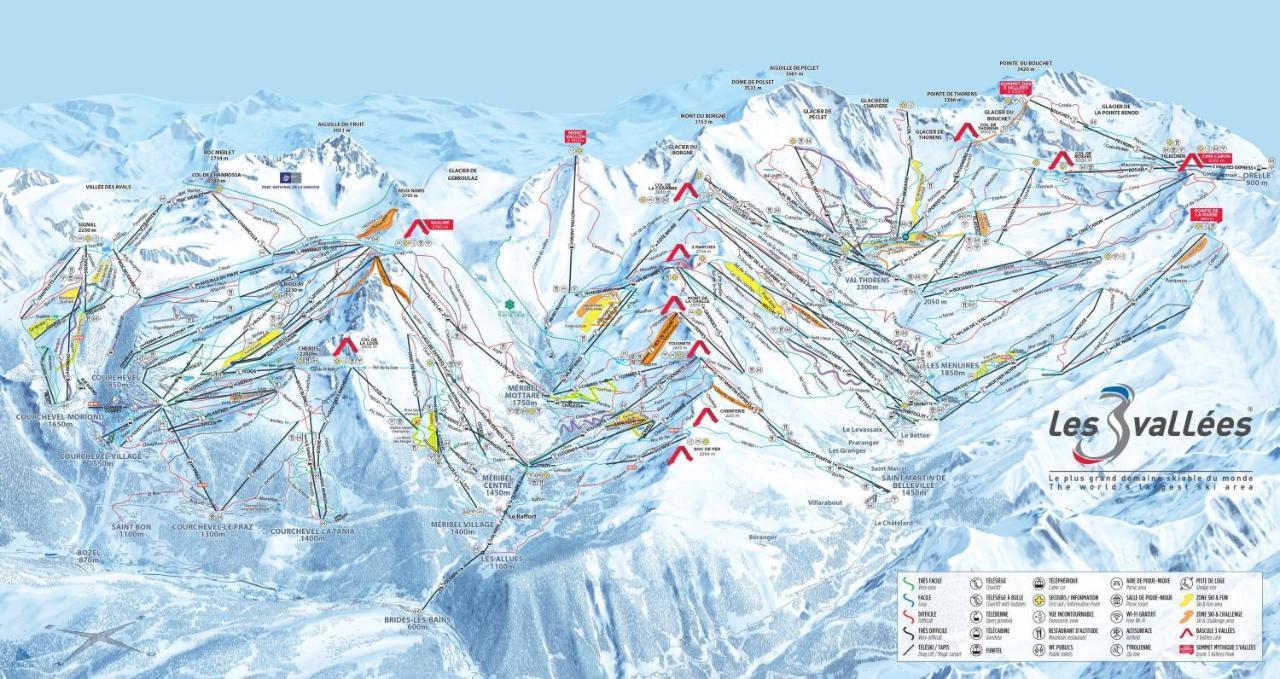 La Tania La Saboia Sleep 8 Private Sauna Lounge Dining 2 Bathrooms Kitchen 2 Balconies Ski In Out Εξωτερικό φωτογραφία